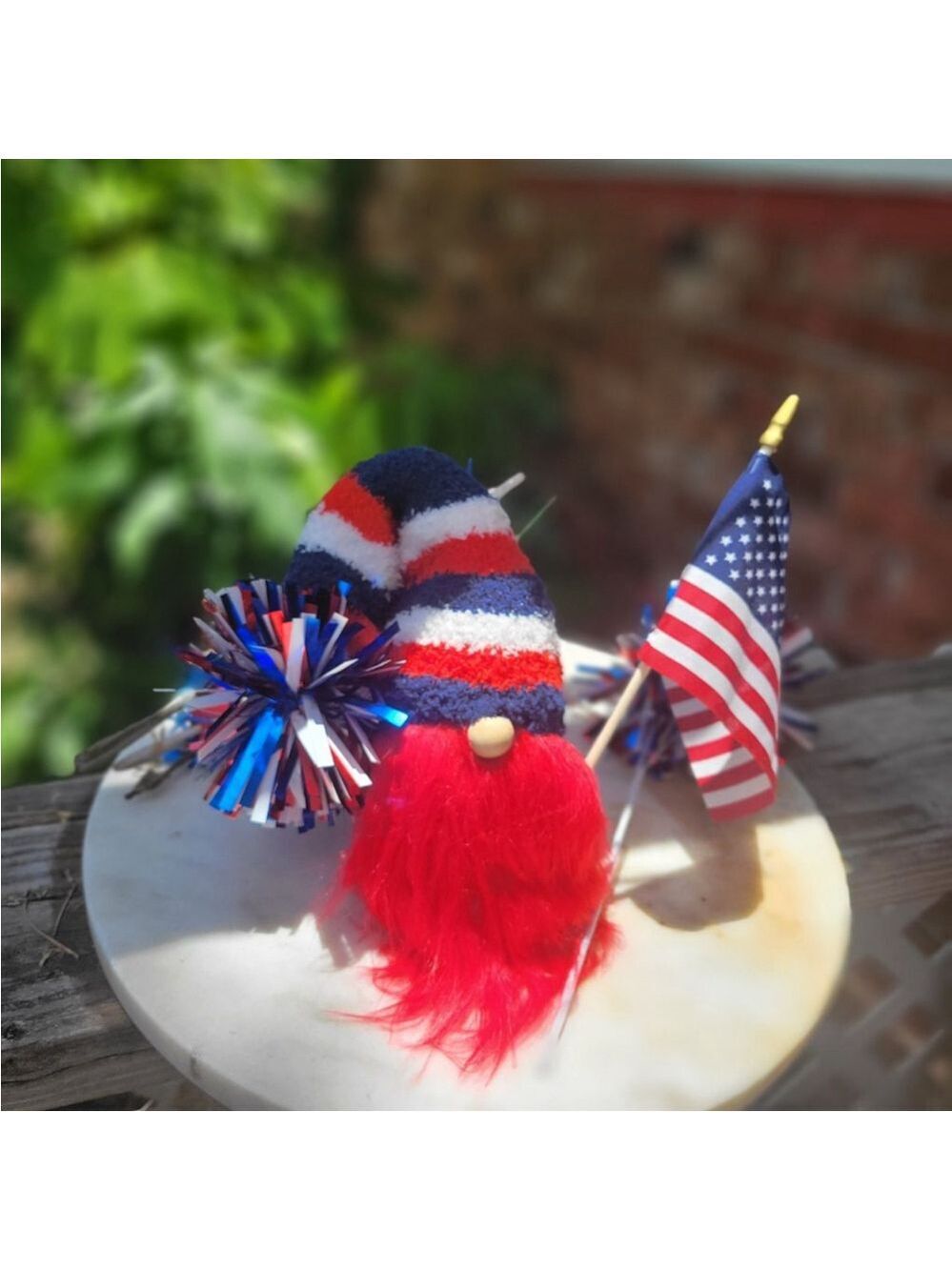 Patriotic Gnome Independence Day 4th of July Decoration